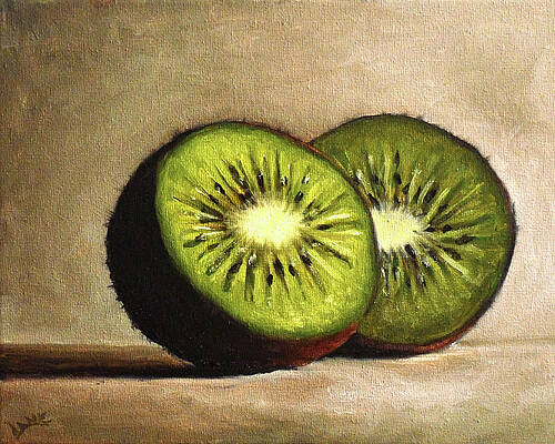 Kiwi Halves in Harmony by Kelly Lane